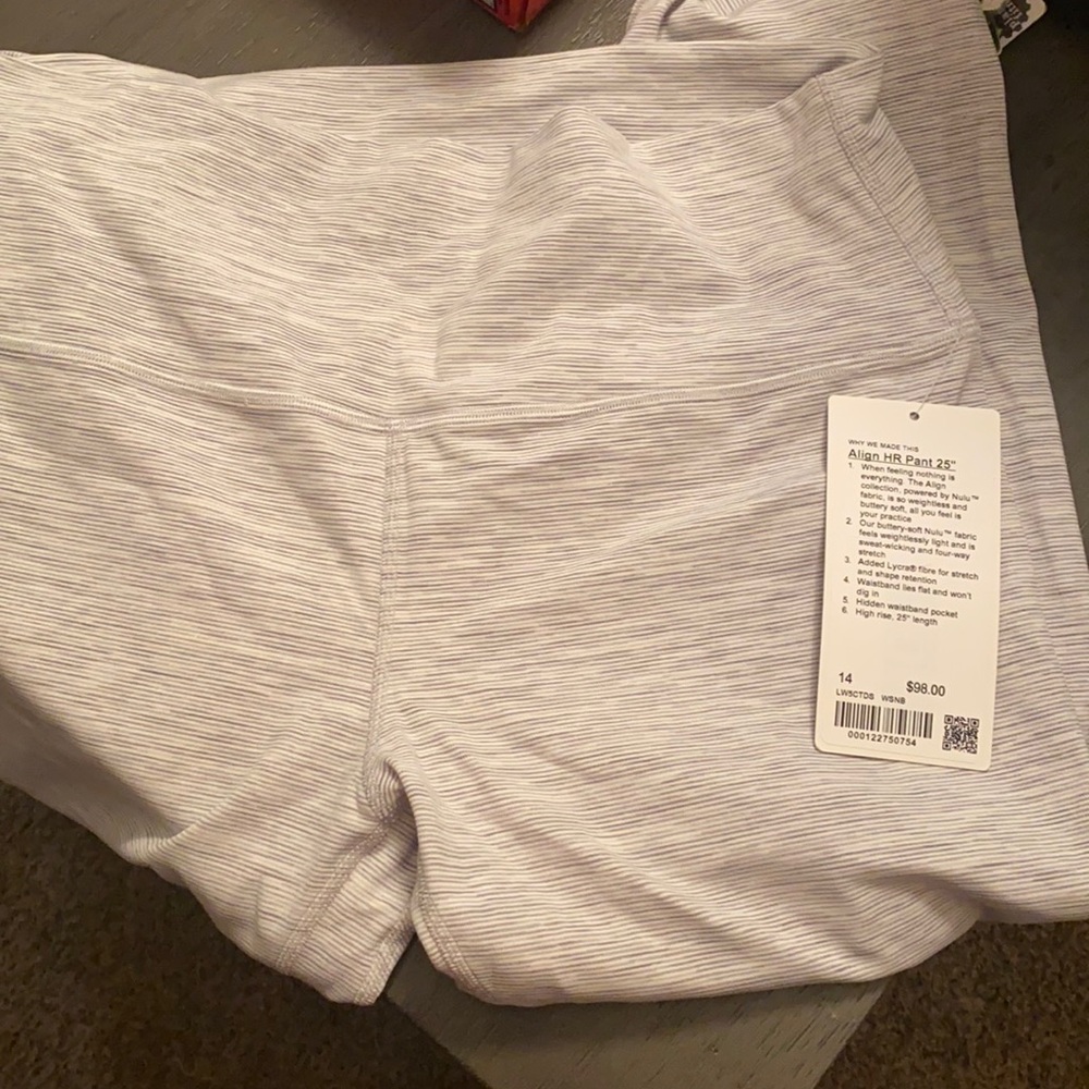 Lululemon align 25 we are from space nimbus battleship leggings size 14
